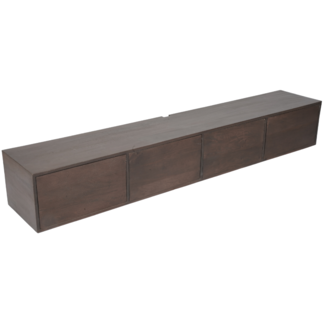 Starfurn Zwevend tv meubel Vision Walnut | 240 cm