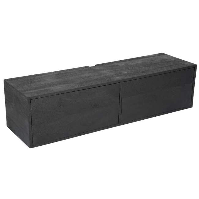 Starfurn Zwevend tv meubel Vision Zwart| 120 cm