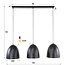 WoonStijl Hanglamp kosmos 3 lichts Charcoal