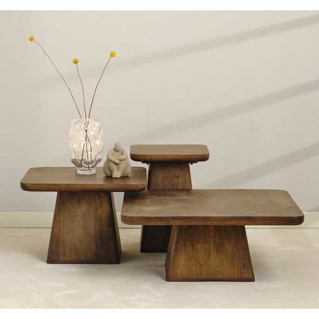 MySons Salontafel Stockholm Mango Walnoot 60 cm