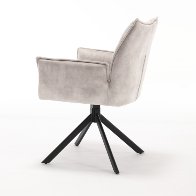 Starfurn Eettafelstoel Dani velvet champagne