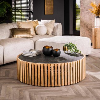 WoonStijl Salontafel Ø120 slate round