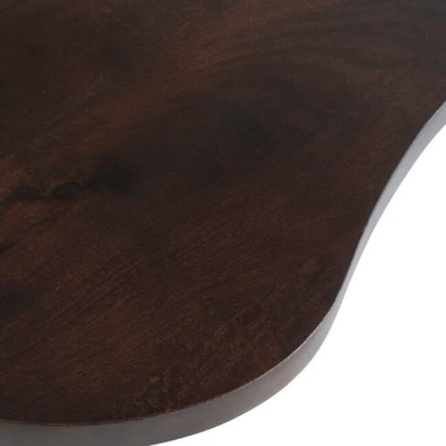 Nijwie Salontafel Firenze - boonvormig  - 125 cm - Bruin