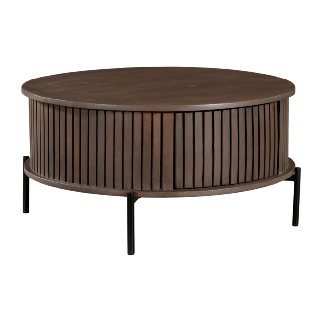 Starfurn Salontafel Madison Walnoot | Rond 80 cm