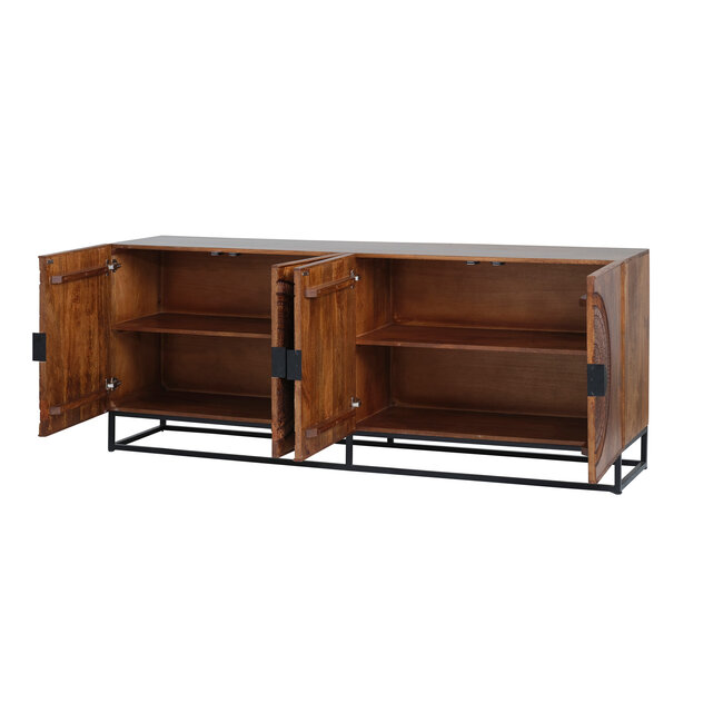 Nijwie Dressoir Maya mango - 200 cm