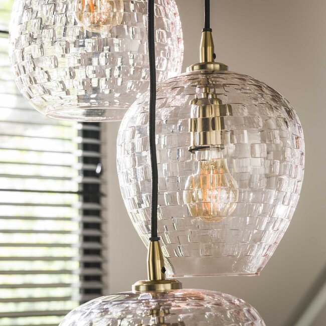 WoonStijl Hanglamp 5L patch pattern getrapt