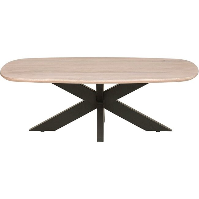 MySons Salontafel Akagi Mango Deens ovaal asblond 120 cm