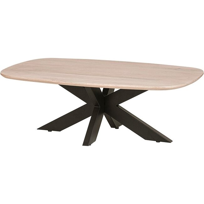 MySons Salontafel Akagi Mango Deens ovaal asblond 120 cm