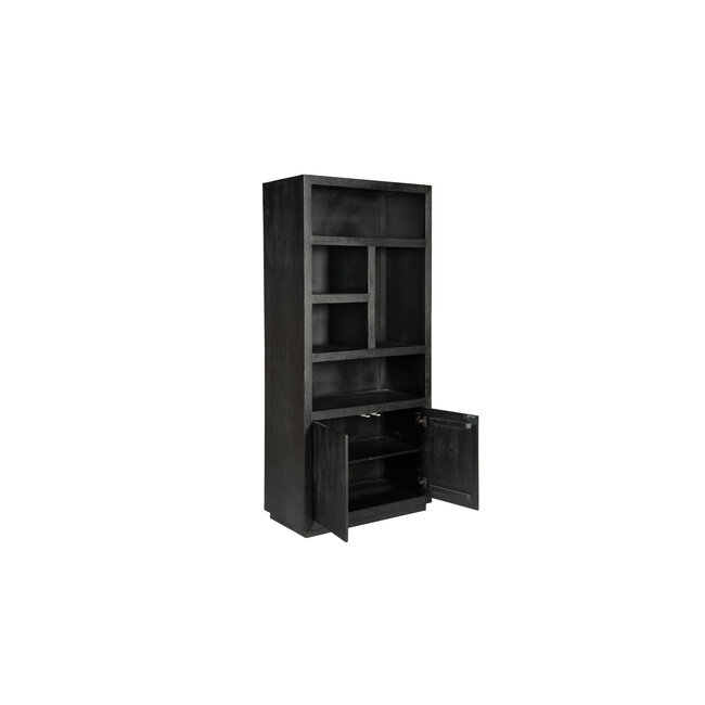 Starfurn Vakkenkast Brussel Black | 90 cm