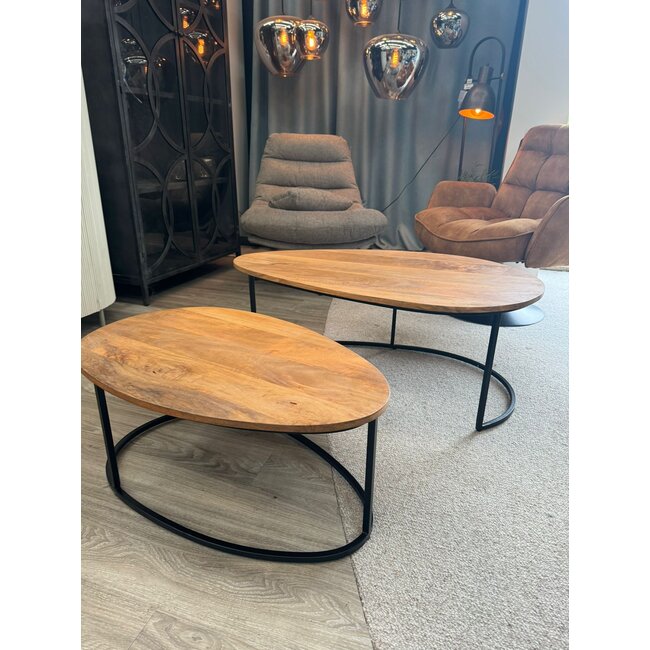 Nijwie Hannover salontafel organisch, set van 2