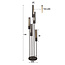 WoonStijl Vloerlamp 5L getrapt tube