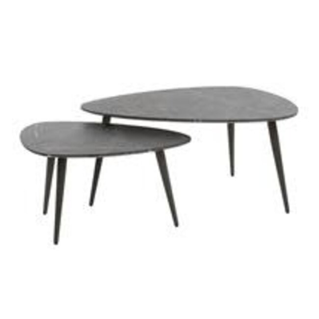 WoonStijl Salontafel set van 2 pear shaped organisch