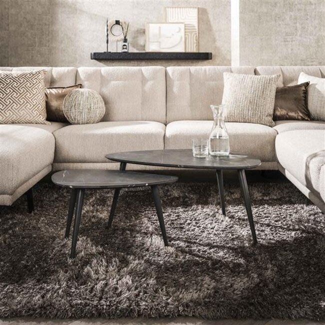 WoonStijl Salontafel set van 2 pear shaped organisch