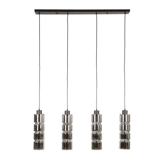 WoonStijl Hanglamp 4L cylinder glas