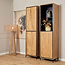 Starfurn Boekenkast RichWood | 60 cm | open vak en deur