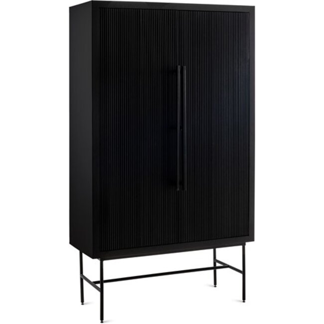 Benoa Kast Lines zwart mango 2 deurs