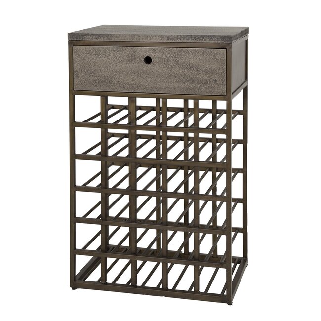 WoonStijl Wijnkast Ferro 1 lade