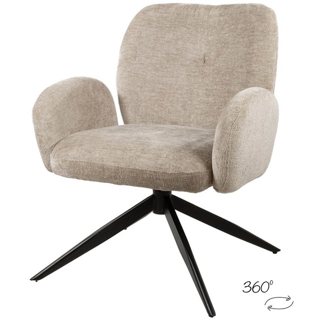 Nijwie Draaifauteuil Bobby - 3 kleuren