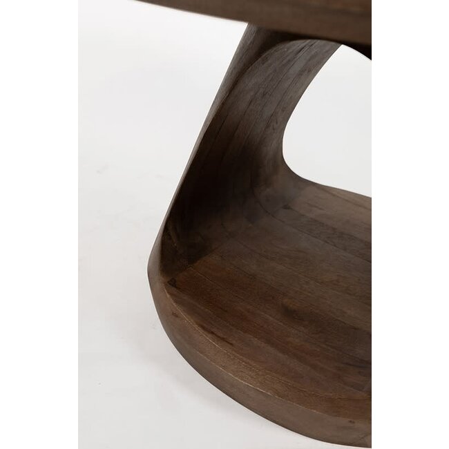 MySons Salontafel Bremen mango walnoot Ø 70 cm