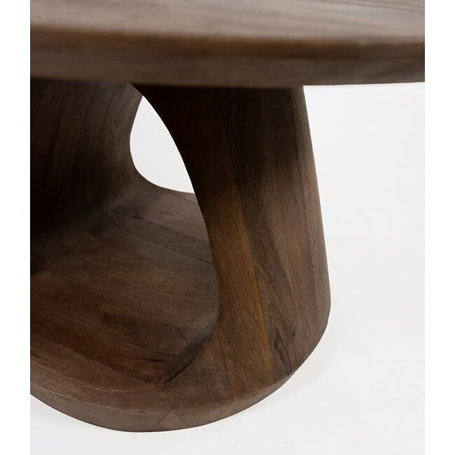 MySons Salontafel Bremen mango walnoot Ø 60 cm