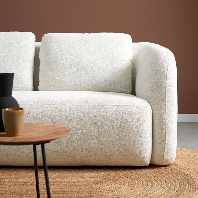 Pepp Hoekbank CLOUD met chaise longue links in Raven 22