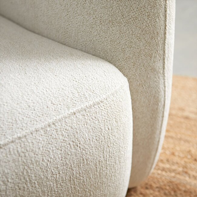 Pepp Hoekbank CLOUD met chaise longue links in Raven 22