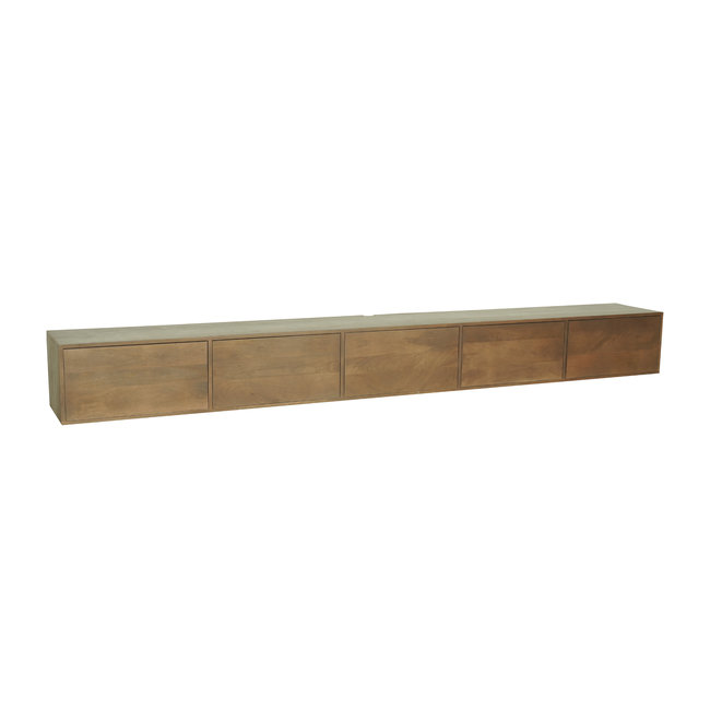Starfurn Zwevend tv meubel Vision Walnut | 280 cm