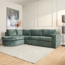 MySofa MySofa Alma | Green | Divan Links + 2,5 zits