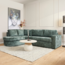 MySofa MySofa Alma | Green | Divan Links + 2,5 zits