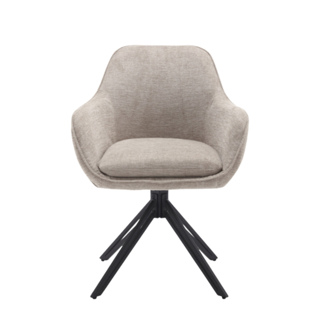 Starfurn Eetkamerstoel Jens | Beige | Met armleuning