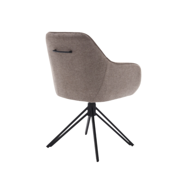 Starfurn Eetkamerstoel Jens | Brown | Met armleuning