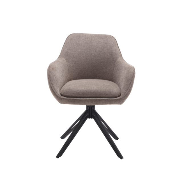 Starfurn Eetkamerstoel Jens | Brown | Met armleuning