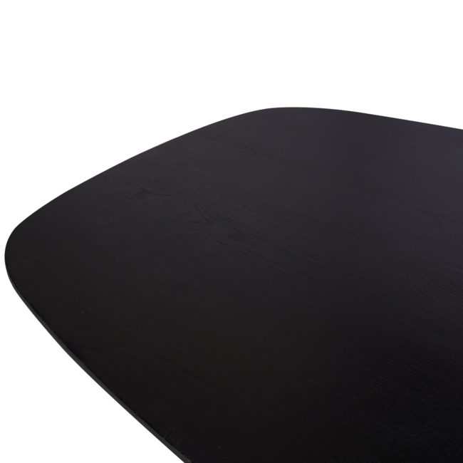 Starfurn Eiken eettafel Ferris | Deens Ovaal 240 cm | Zwart