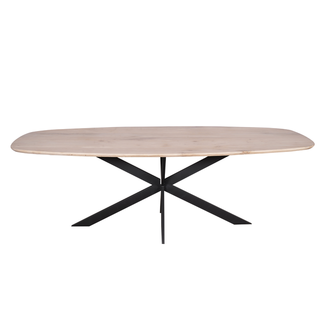 Starfurn Eiken eettafel Ferris | Deens Ovaal 200 cm | Naturel