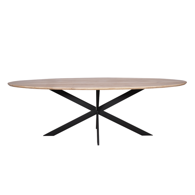 Starfurn Eiken eettafel Ferris | Ovaal 240 cm | Naturel