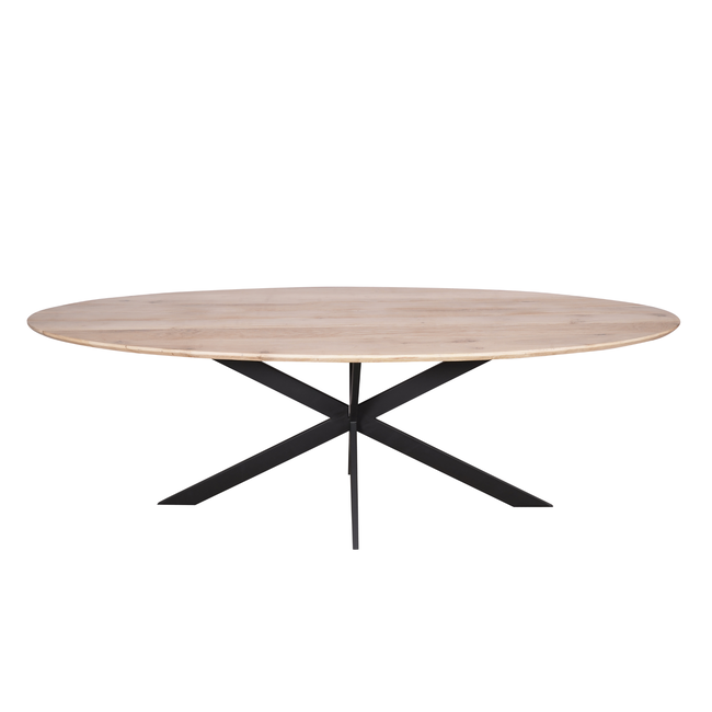 Starfurn Eiken eettafel Ferris | Ovaal 240 cm | Naturel