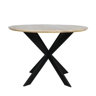 Starfurn Eiken eettafel Ferris | Rond 110 cm | Naturel