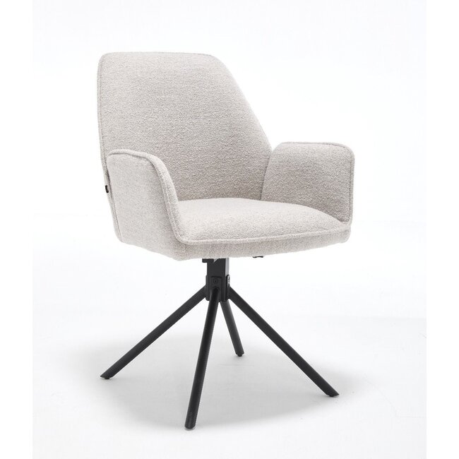 Benoa Eettafelstoel Noah Boucle Beige