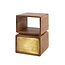 WoonStijl Nachtkastje 1L XS brass