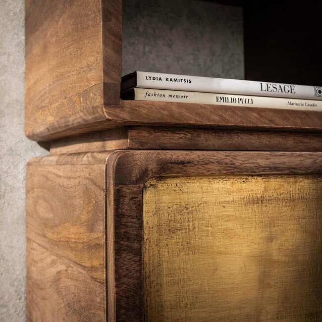 WoonStijl Nachtkastje 1L XS brass