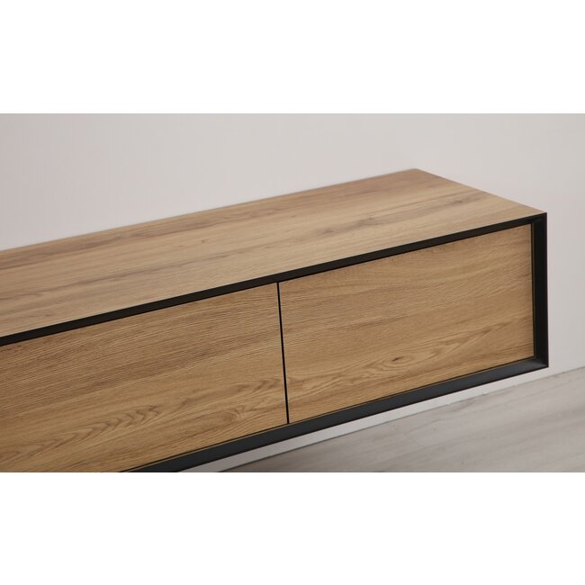 Nijwie Zwevend tv meubel Montano 200 cm - 10 kleuren