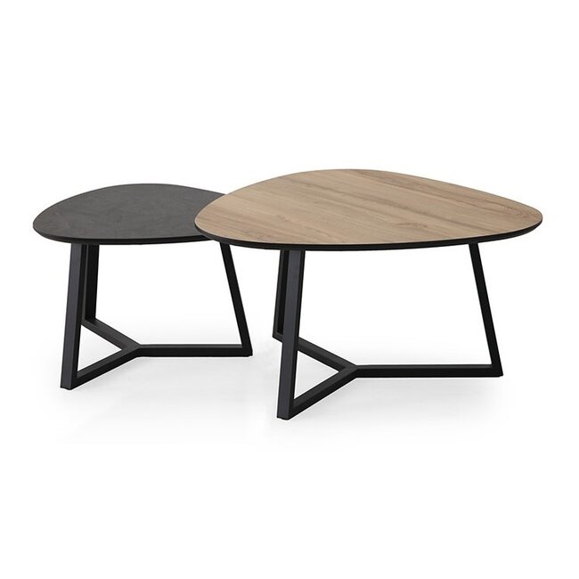 Nijwie Salontafel Ziggy set van 2 organisch - diverse kleuren