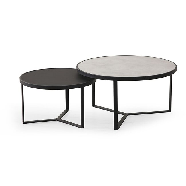 Nijwie Salontafel Emilia set van 2 rond - diverse kleuren