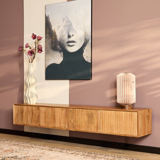 Starfurn Zwevend tv meubel Madison Naturel | 200 cm