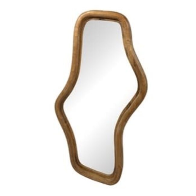 Nijwie Spiegel Woody Wavy Smooth naturel 80 cm