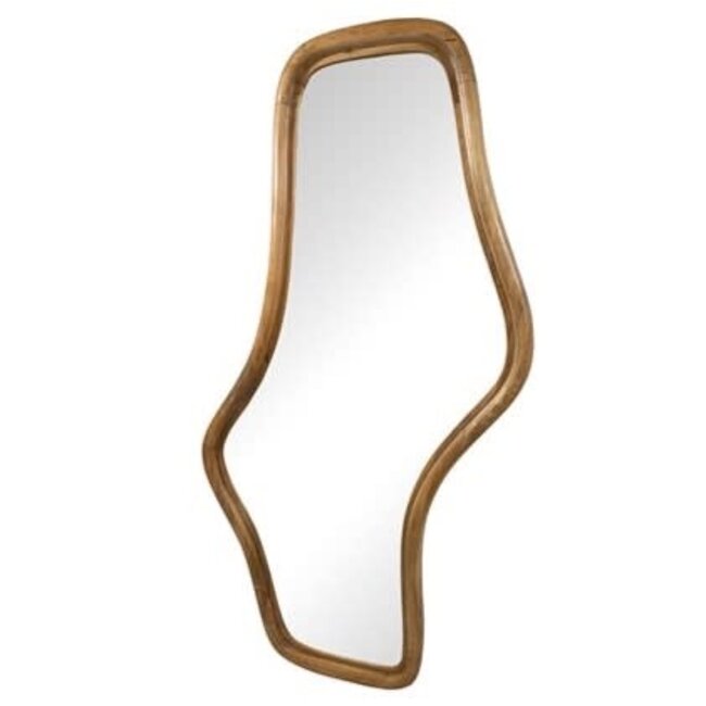 Nijwie Spiegel Woody Wavy Smooth naturel 121 cm