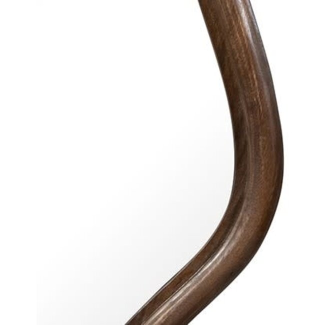 Nijwie Spiegel Woody Wavy Smooth walnoot 121 cm
