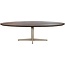 Nijwie Eetkamertafel Scorpio Mango bruin ovaal 240 cm met beige poot