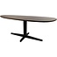 Nijwie Eettafel Taurus Mango bruin organisch 190 cm zwarte poot
