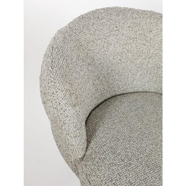 Nijwie Eetkamerstoel JLo - beige draaipoot 360 graden